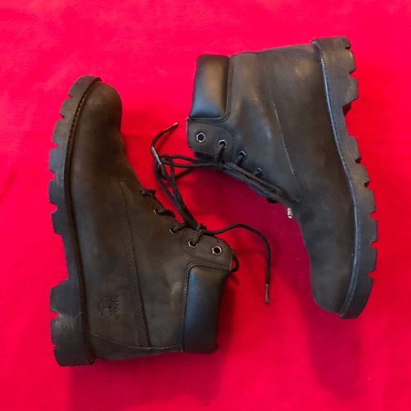 dark grey timberland boots